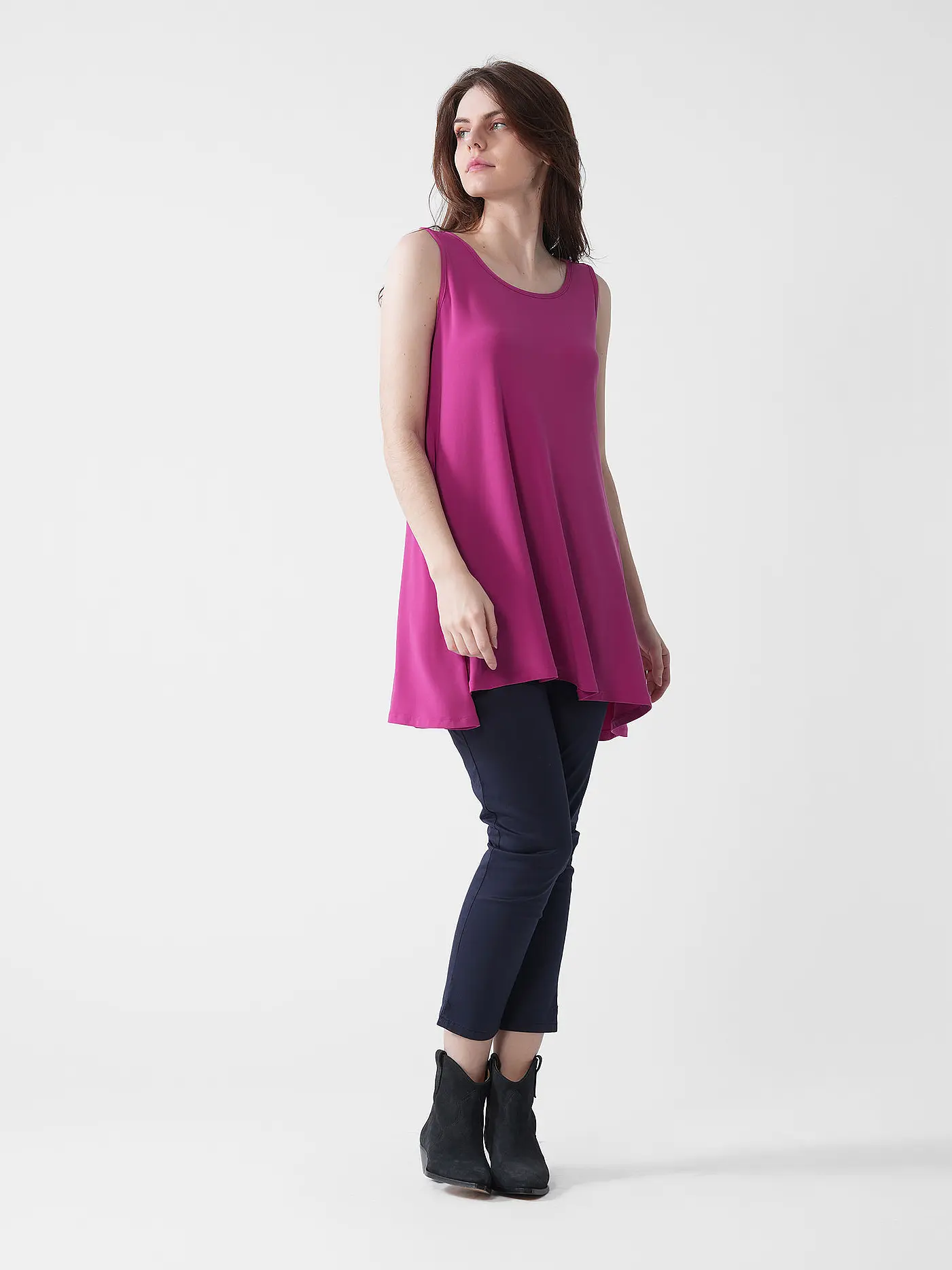 RAPHAELA BY BRAX | Hose Super Slim Fit 6/8 LAVINA ZIP | dunkelblau